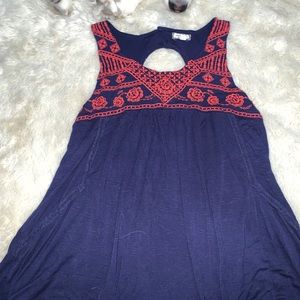 High neck tank